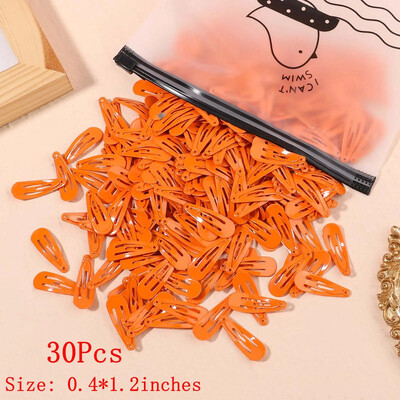 10/30db/szett új női lányok aranyos színes vízcsepp alakú hajtű édes hajcsattok csúszókapcsok divatos hajkiegészítők