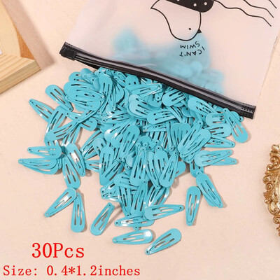 10/30db/szett új női lányok aranyos színes vízcsepp alakú hajtű édes hajcsattok csúszókapcsok divatos hajkiegészítők