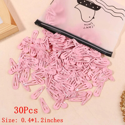 10/30db/szett új női lányok aranyos színes vízcsepp alakú hajtű édes hajcsattok csúszókapcsok divatos hajkiegészítők