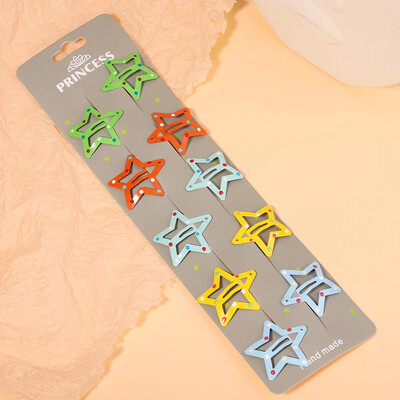 10/30db/szett új női lányok aranyos színes vízcsepp alakú hajtű édes hajcsattok csúszókapcsok divatos hajkiegészítők