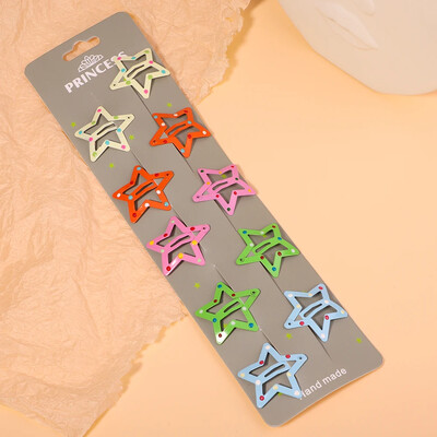 10/30db/szett új női lányok aranyos színes vízcsepp alakú hajtű édes hajcsattok csúszókapcsok divatos hajkiegészítők