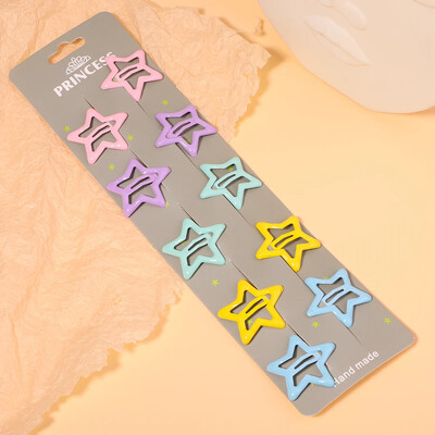 10/30db/szett új női lányok aranyos színes vízcsepp alakú hajtű édes hajcsattok csúszókapcsok divatos hajkiegészítők