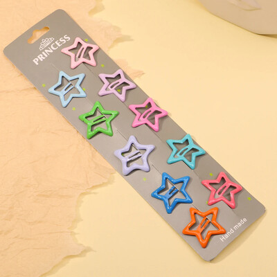 10/30db/szett új női lányok aranyos színes vízcsepp alakú hajtű édes hajcsattok csúszókapcsok divatos hajkiegészítők