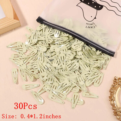 10/30db/szett új női lányok aranyos színes vízcsepp alakú hajtű édes hajcsattok csúszókapcsok divatos hajkiegészítők
