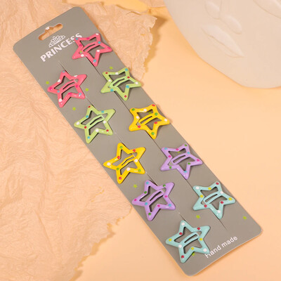 10/30db/szett új női lányok aranyos színes vízcsepp alakú hajtű édes hajcsattok csúszókapcsok divatos hajkiegészítők