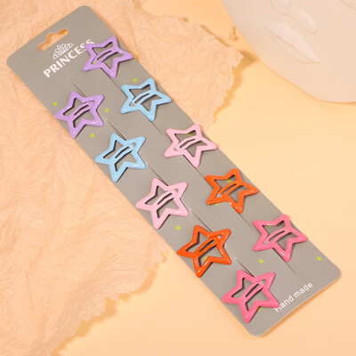 10/30db/szett új női lányok aranyos színes vízcsepp alakú hajtű édes hajcsattok csúszókapcsok divatos hajkiegészítők