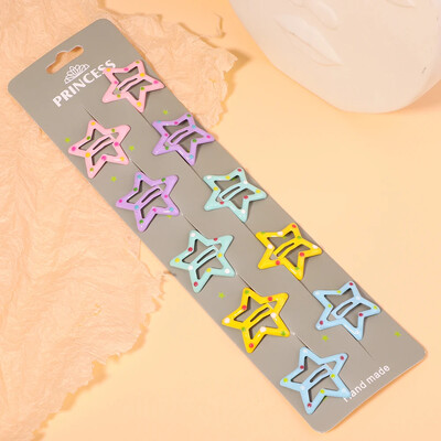 10/30db/szett új női lányok aranyos színes vízcsepp alakú hajtű édes hajcsattok csúszókapcsok divatos hajkiegészítők