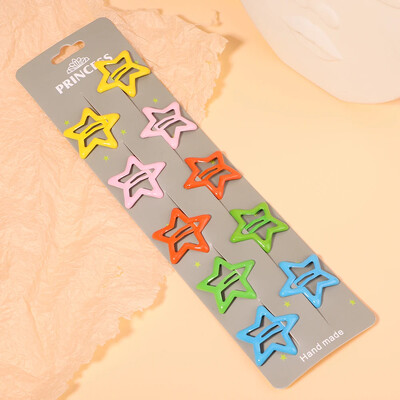 10/30db/szett új női lányok aranyos színes vízcsepp alakú hajtű édes hajcsattok csúszókapcsok divatos hajkiegészítők