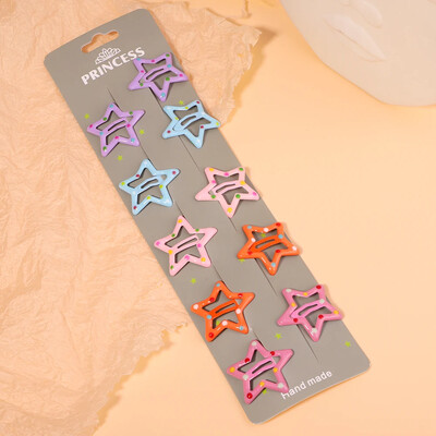 10/30db/szett új női lányok aranyos színes vízcsepp alakú hajtű édes hajcsattok csúszókapcsok divatos hajkiegészítők