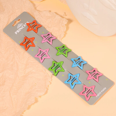 10/30db/szett új női lányok aranyos színes vízcsepp alakú hajtű édes hajcsattok csúszókapcsok divatos hajkiegészítők