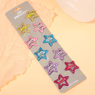 10/30db/szett új női lányok aranyos színes vízcsepp alakú hajtű édes hajcsattok csúszókapcsok divatos hajkiegészítők