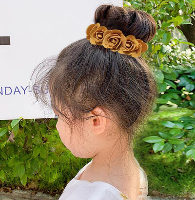 Bujor trandafir flori elastice suporturi de păr cravată gumă țesătură coroane coroane elastice coroană ghirlanda nunta bentita