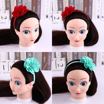 1 ΤΕΜ. Κορίτσια Flower Headbands Chiffon Large Foral Hairbands Παιδικά Πλαστικά Δόντια Headband Κορίτσια Γυναικεία αξεσουάρ μαλλιών