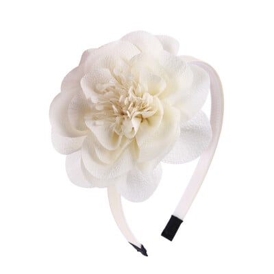 1 DB Lányok Virágos fejpántok Sifon nagy, Forális Hajpántok Gyerekek Műanyag fogak Fejpántok Lányok Női Haj kiegészítők