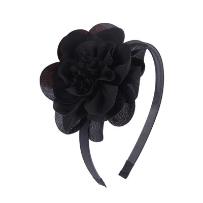 1 DB Lányok Virágos fejpántok Sifon nagy, Forális Hajpántok Gyerekek Műanyag fogak Fejpántok Lányok Női Haj kiegészítők