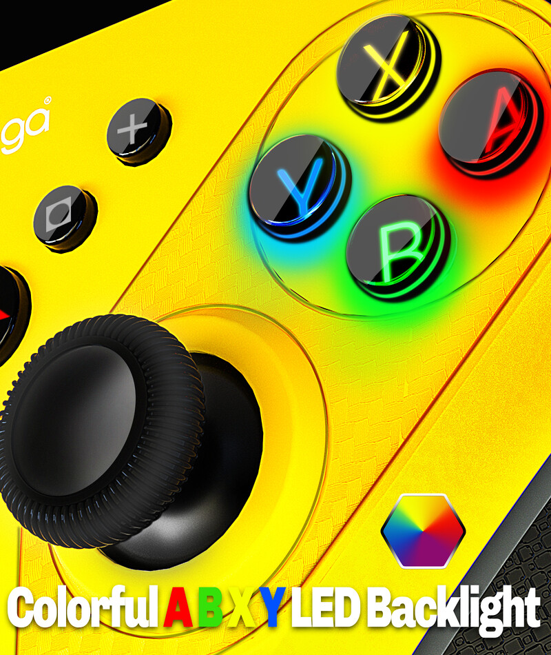 ipega SW038 Ninja Run Pro Controllers Υποστήριξη 6 Gyro Axis, Turbo, Combo Programmable, Wireless Controller για Nintendo Switch