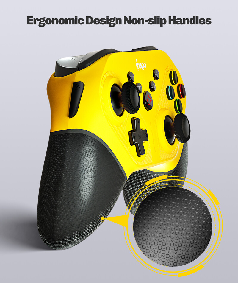 ipega SW038 Ninja Run Pro Controllers Υποστήριξη 6 Gyro Axis, Turbo, Combo Programmable, Wireless Controller για Nintendo Switch