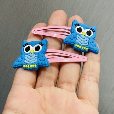 2db Lányok Aranyos Rajzfilm Állatok Chi Cat Elefánt Hajcsatok Gyerekek Kedves Hajtűk Fejpántok Barrettes Divatos Hajkiegészítők