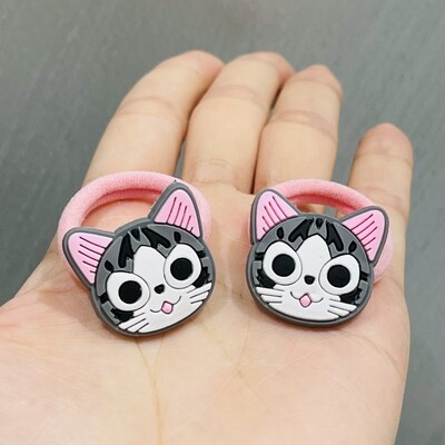 2db Lányok Aranyos Rajzfilm Állatok Chi Cat Elefánt Hajcsatok Gyerekek Kedves Hajtűk Fejpántok Barrettes Divatos Hajkiegészítők