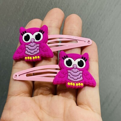 2db Lányok Aranyos Rajzfilm Állatok Chi Cat Elefánt Hajcsatok Gyerekek Kedves Hajtűk Fejpántok Barrettes Divatos Hajkiegészítők