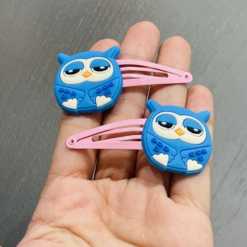 2db Lányok Aranyos Rajzfilm Állatok Chi Cat Elefánt Hajcsatok Gyerekek Kedves Hajtűk Fejpántok Barrettes Divatos Hajkiegészítők