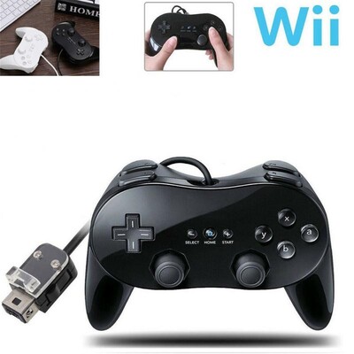 Klasična podloga za kontroler igre, konzola, joypad za Nintendo Wii, druga generacija, klasični žičani upravljač za igre, daljinski upravljač za igre
