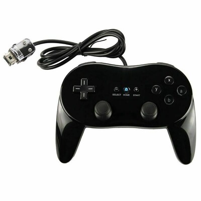 Controller de joc clasic Pad Consolă Joypad pentru Nintendo Wii A doua generație Controler de joc clasic cu fir Telecomandă de jocuri