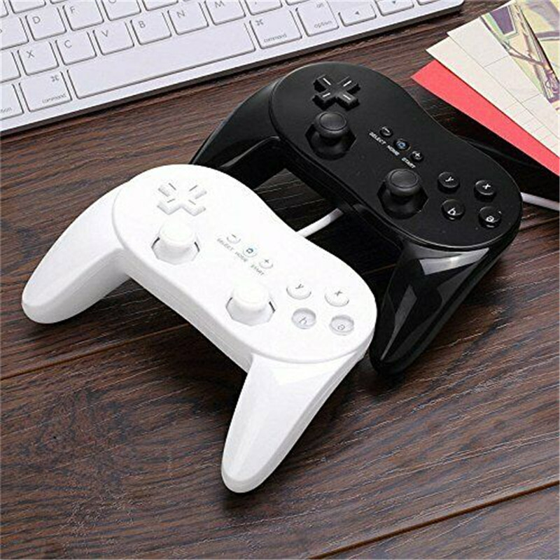 Controller de joc clasic Pad Consolă Joypad pentru Nintendo Wii A doua generație Controler de joc clasic cu fir Telecomandă de jocuri