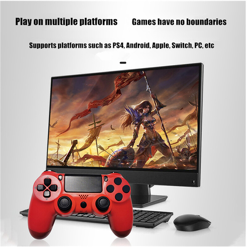 Kontrolieris PS4 Slim Pro kursorsviras spēļu pults Dual Vibration Wireless Bluetooth Joypad priekš PlayStation 4 Joypad PC/IOS/Android