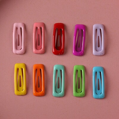 10db 3 cm-es mini BB klipek kislányoknak Candy Color Hajtűk Hajcsattok Gyermek Gyerek Hajkiegészítők