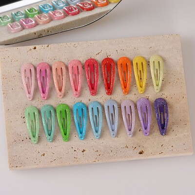 10db 3 cm-es mini BB klipek kislányoknak Candy Color Hajtűk Hajcsattok Gyermek Gyerek Hajkiegészítők