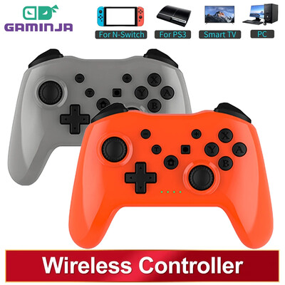 GAMINJA vezeték nélküli vezérlő nincs késleltetéssel Bluetooth Gamepad PC Joystick Nintendo Switch játékkonzolhoz PS3 TV Box PC