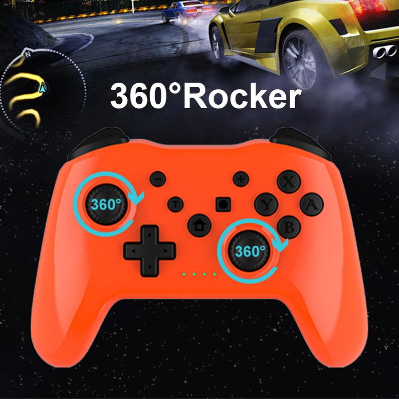 Controler wireless GAMINJA fără latență Gamepad Bluetooth pentru PC Joystick pentru consola de jocuri Nintendo Switch PS3 TV Box PC