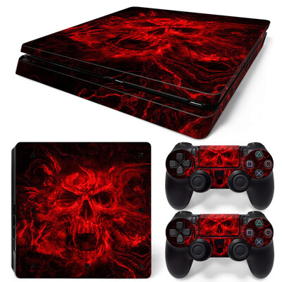 Αυτοκόλλητο δέρματος για PS4 Slim Console Full Vinyl Decal Προστατευτικό κάλυμμα