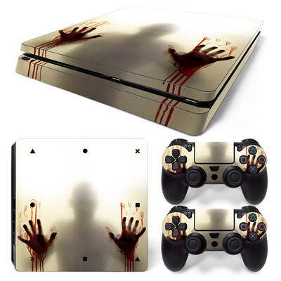 Αυτοκόλλητο δέρματος για PS4 Slim Console Full Vinyl Decal Προστατευτικό κάλυμμα