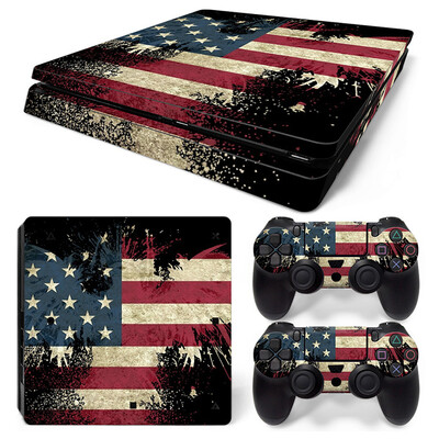 Αυτοκόλλητο δέρματος για PS4 Slim Console Full Vinyl Decal Προστατευτικό κάλυμμα