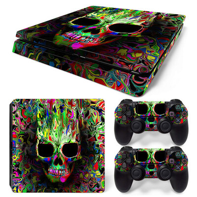 Αυτοκόλλητο δέρματος για PS4 Slim Console Full Vinyl Decal Προστατευτικό κάλυμμα