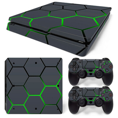 Αυτοκόλλητο δέρματος για PS4 Slim Console Full Vinyl Decal Προστατευτικό κάλυμμα