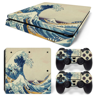 Αυτοκόλλητο δέρματος για PS4 Slim Console Full Vinyl Decal Προστατευτικό κάλυμμα