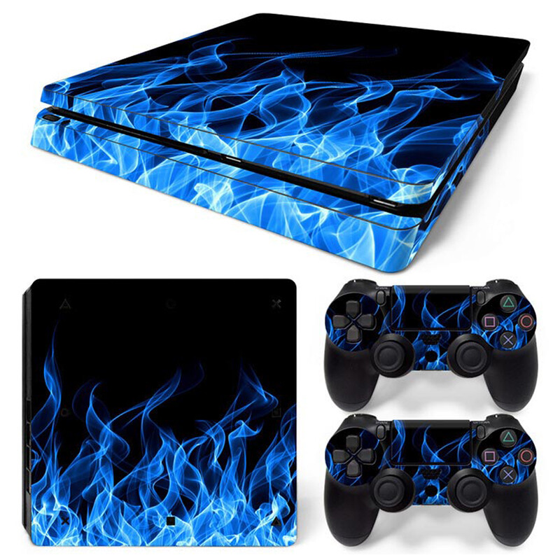 Bőrmatrica PS4 Slim konzolhoz, teljes vinyl matrica védőburkolattal