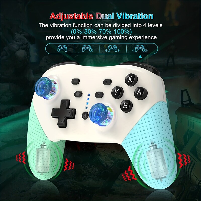Bezdrôtový ovládač s prepínaním s funkciou prebudenia Turbo Motion Controller kompatibilný s Nintendo Switch/OLED/Lite/PC/PS3/Android