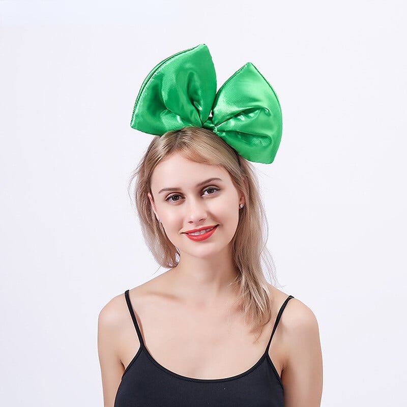 Ženy Dievčatá Svadobné Veľké Vlasy Mašľa Uzol Čelenka Obruč Na Narodeniny Svadobné Cosplay Kostýmy Párty Vianoce