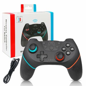 Ασύρματο Gamepad Bluetooth για Nintend Switch Pro NS-Switch Pro Game joystick Controller για Switch Console με λαβή 6 αξόνων