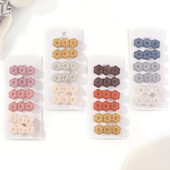 6 db/tétel Virághímzés Hajtűk Gyermek Virág Hajcsat Geometrikus Sweet Girls Hajkiegészítők Vintage Hajtűk Barrettes