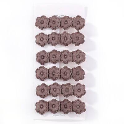 6 db/tétel Virághímzés Hajtűk Gyermek Virág Hajcsat Geometrikus Sweet Girls Hajkiegészítők Vintage Hajtűk Barrettes