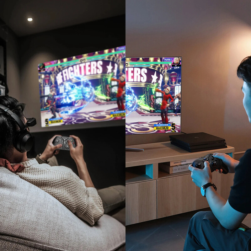 Skirtas „Nintendo Switch“ / kompiuteriui / „Steam“ / „Ps3“ / „Android TV Box“ „Bluetooth“ belaidžiam valdikliui išmaniojo telefono planšetinio kompiuterio vairasvirtei žaidimo žaidimų pulto valdymui