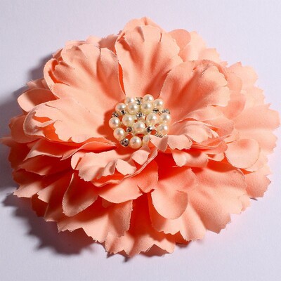 4 buc/lot 11 cm 20 culori flori de bujor + nasturi cu perle cu stras pentru copii accesorii pentru păr fete flori din material pentru bentite