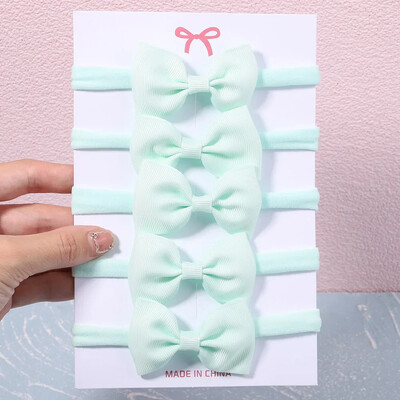 5/6 db lányok egyszínű, csípős fejpánt csecsemőknek Grograin szalagos fejfedők hajpántok csecsemők hajkiegészítők nagykereskedelme