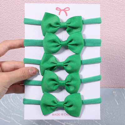 5/6 db lányok egyszínű, csípős fejpánt csecsemőknek Grograin szalagos fejfedők hajpántok csecsemők hajkiegészítők nagykereskedelme