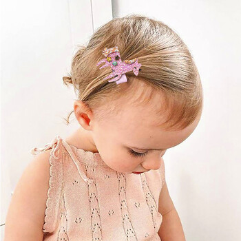 Girls Glitter Unicorn Rainbow Hair Clips Set Cute No Slip Sparkly Hair αξεσουάρ για Μικρά Κορίτσια Είδη πάρτι γενεθλίων για πάρτι